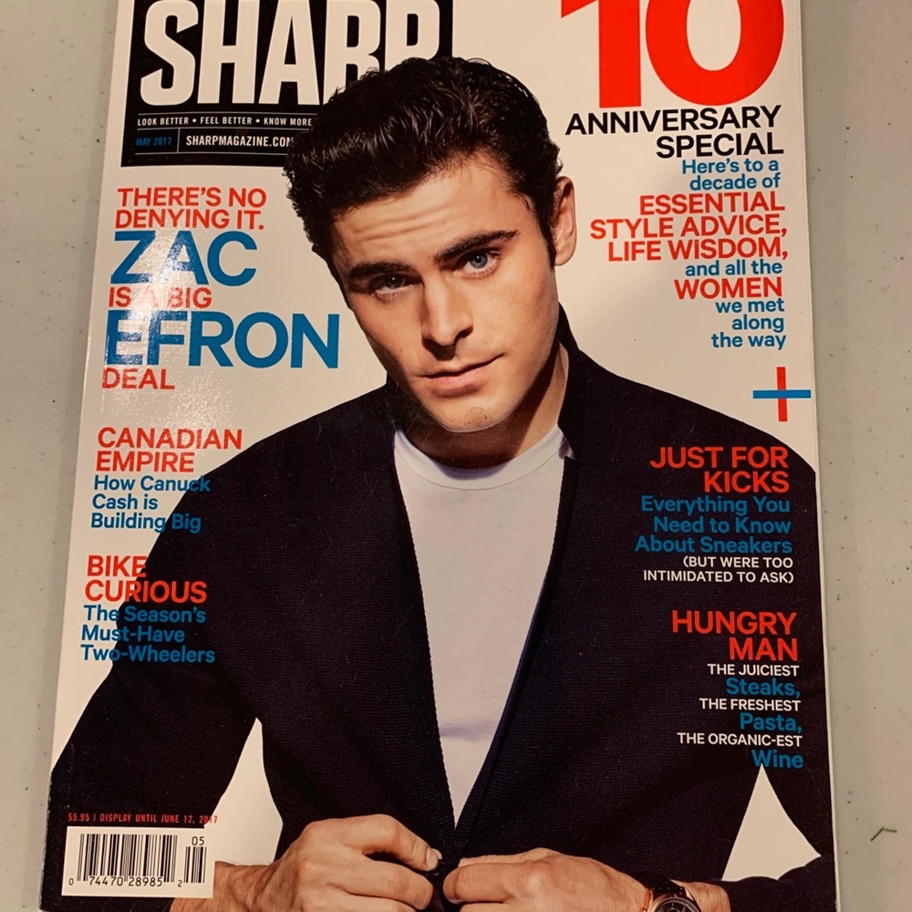 Zac efron magazine